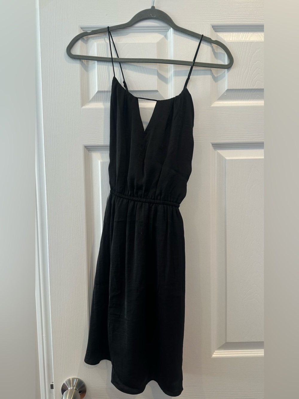Forever 21 Black classy Dress with V-Neck